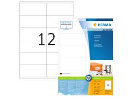 Etiket HERMA 4635 105x48mm premium wit 2400 stuks