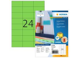 Etiket HERMA 4409 70x37mm groen 2400 stuks