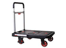 Transportkar Pavo platform trolley inklapbaar 137kg zwart