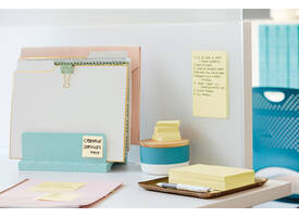 Memoblok 3M Post-it 654-SSCY Super Sticky 76x76mm geel voordeelpak