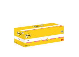 Memoblok 3M Post-it 654-COL 76x76mm kleur ass voordeelpak