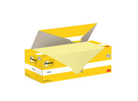 Memoblok 3M Post-it 655-CY 76x127mm geel voordeelpak