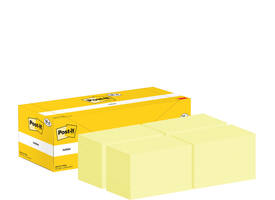 Memoblok 3M Post-it 655-CY 76x127mm geel voordeelpak
