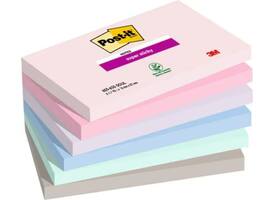 Memoblok 3M Post-it 655-6SS Super Sticky 76x127mm SOUL 6 stuks