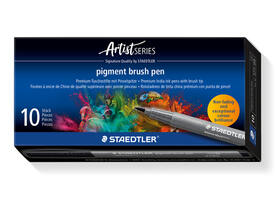 Brushpen Staedtler PigmentArts Intens zwart 1.0mm