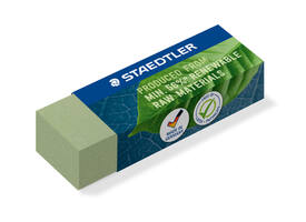 Gum Staedtler Eco 52680 65x23x10mm olijfgroen 20 stuks
