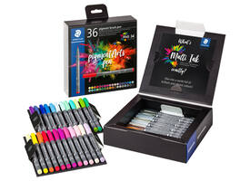 Brushpen Staedtler PigmentArts set à 36 kleuren