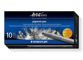 Fijnschrijver Staedtler PigmentArts Intens zwart