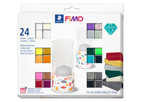 Klei Fimo  effect colour pak à 24 kleuren