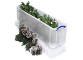 Opbergbox Really Useful 77 liter 1201x270x355mm transparant wit