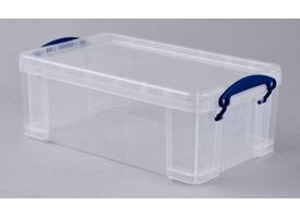 Opbergbox Really Useful 5 liter 340x200x125mm transparant wit