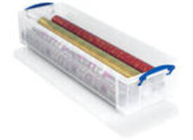 Opbergbox Really Useful 22 liter 800x255x155mm transparant wit