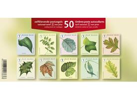 Postzegel Belgie Waarde 1 zelfklevend non-prior 5x10 stuks