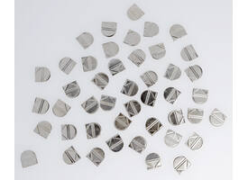 Hoekclips Westcott aluminium zilverkleurig doos à 100 stuks