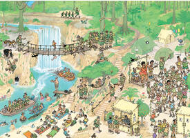 Puzzel Jan van Haasteren Jungletocht 1000 stukjes