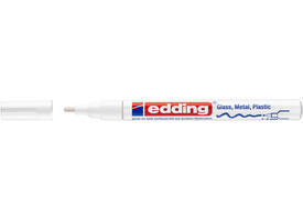 Paintmarker edding 751 op oliebasis 1-2mm creatief wit