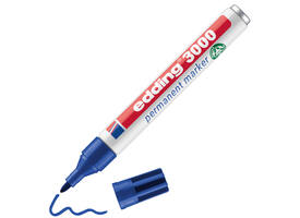 Viltstift edding 3000 creatief rond 1.5-3mm assorti blister à 4 stuks