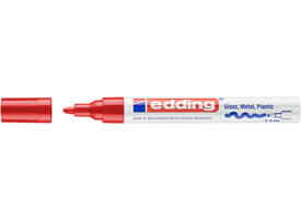 Paintmarker edding 750 op oliebasis 2-4mm creatief rood
