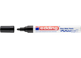 Paintmarker edding 750 op oliebasis 2-4mm creatief zwart