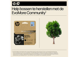 Inktcartridge HP 4S6W9NE 937E Evomore zwart