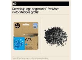 Inktcartridge HP 4S6W6NE 937E Evomore blauw