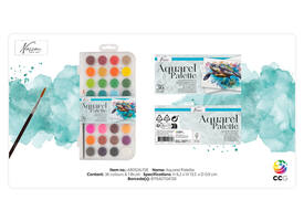 Aquarelverf Nassau fine art doos à 36 napjes