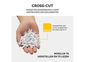 Papiervernietiger Fellowes Automax 450C snippers 4x38mm zwart