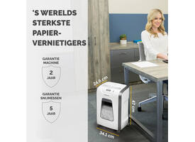 Papiervernietiger Fellowes Powershred 15C snippers 4x40mm wit