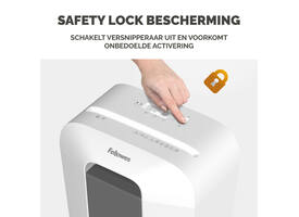 Papiervernietiger Fellowes Powershred LX25 snippers 4x37mm wit