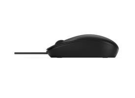 Muis HP 125 bedraad zwart