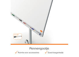 Flipover Nobo Premium Plus mobiel staal