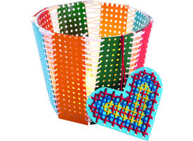Borduurkaarten Folia 17.5 x x24.5cm 300gr 10 vel assorti