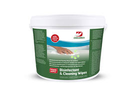 Desinfectiedoekjes Dreumex Disinfectant & Cleaning emmer 350 stuks wit