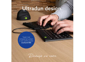 Toetsenbord R-Go Split Break QWERTY WL zwart