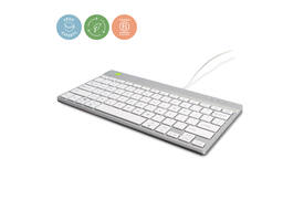 Toetsenbord R-Go Ergonomisch Compact Break bedraad QWERTY wit