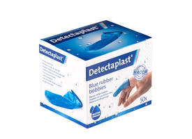 Vingerlingen Detectaplast rubber blauw 50 stuks