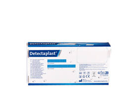 Waterafstotende blauwe pleister Detectaplast 180x20mm 100 stuks