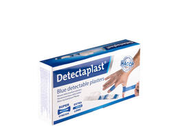 Elastische blauwe textielpleister Detectaplast 180x20mm 100 stuks
