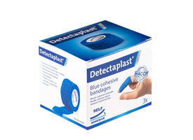 Snelpleister blauw Detectaplast 2,5cmx4,5m 3 stuks