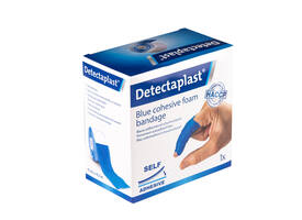 Foamverband blauw Detectaplast 6cmx4,5m