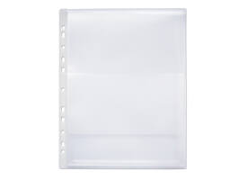 Showtas Oxford A4 PP 200µ glashelder met sluitklep 10 stuks