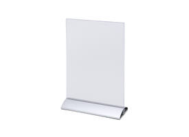 Menukaarthouder IEZZY staand A4 aluminium voet