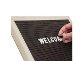 Letterbord IEZZY 30x30cm naturel hout