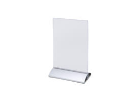 Menukaarthouder IEZZY staand A5 aluminium voet