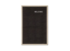 Letterbord IEZZY 40x60cm naturel hout