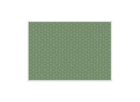 Placemat IEZZY hexagon groen 6 stuks