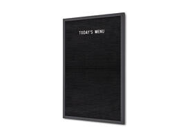 Letterbord IEZZY 40x60cm zwart hout