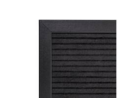 Letterbord IEZZY 60x80cm zwart hout