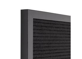 Letterbord IEZZY 60x80cm zwart hout