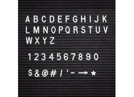 Letterbord IEZZY 60x80cm zwart hout